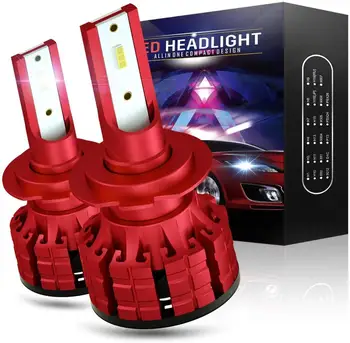 Auto Reflektor H7 LED H4 LED H7 H1 H4 Hi-lo H11 60W 10800LM 6000K biela farba, 12V 24V Auto Svetlomet LED žiarovka