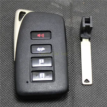 PINECONE Kľúča Vozidla Prípade LEXUS ES350 RX JE LS GX Smart Key 4 Tlačidlá Uncut Mosadz Čepeľ Vzdialeného Vymazania Tlačidlo Krytu Shell 1 PC