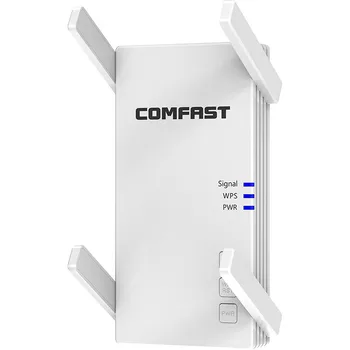 Comfast 2100Mbps Gigabit Wireless Repeater WiFi Extender Zosilňovač, Booster AP Dual Band 2.4/5.8 Ghz 802.11 ac Router, Access Point