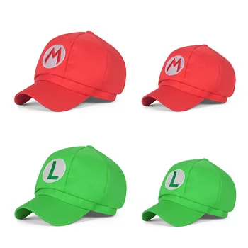 5 farieb !Anime Super Mario Klobúk Spp Luigi Bros Cosplay Baseball Kostým Narodeninám Mario Čiapky Darček Dospelých Detí Veľkosť