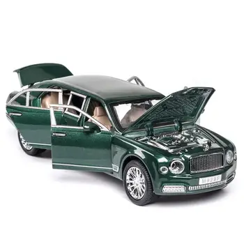 RCtown 1:24 Vysokej Simitation Auto Bentley Mulsanne Extended Edition Zliatiny Kovov Modelu Vozidla Hračky So Zvukom Ľahký Otvoriť Dvere