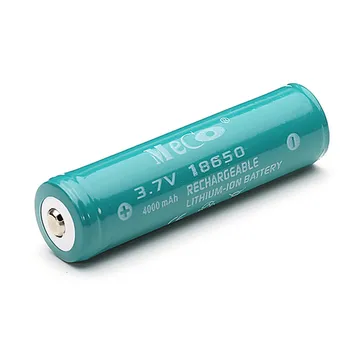 2 KS MECO 3,7 v 4000mAh Chránené Nabíjateľná 18650 Li-ion Batéria pre Baterku Príslušenstvo