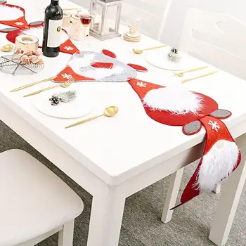 Vianočný Stôl Runner Dekoratívne Švédsky Trpaslíci Stola Kreatívne Anonymný Bábika Placemat Na Vianoce Domov Dekor Tabuľka