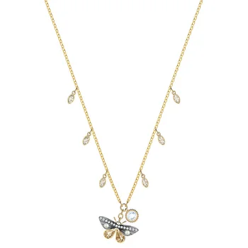 SWA Módne Šperky Vysokej Kvality 1:1 Kúzlo Náhrdelník Nastaviť Retro Motýľ Chrobák Crystal Originálne Dámske Luxusné Šperky Darček