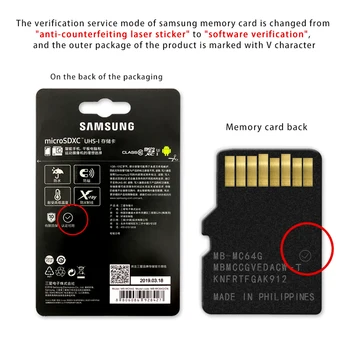 SAMSUNG Pamäťovú Kartu EVO 32G 95MB/S SDHC MicroSD 64GB 128 gb kapacitou 256 GB 4K 100MB/s SDXC Class 10 Micro SD C10 UHS TF Trans Flash Kariet