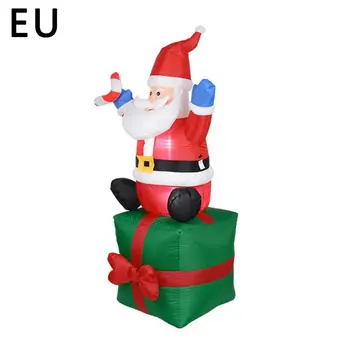 Vianočné Rekvizity Nafukovacie Hračky Santa Claus Darčekový Balíček Tvar Nafukovacie Modely, Zábavné Výkon Rekvizity