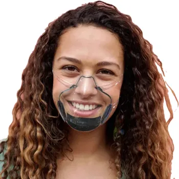 1pc Novú Masku na Tvár Radikálnej Alternatívy Priehľadný Štít Respirátor Transparentné Maska Facemask Facemasks mondmasker Mouthmask