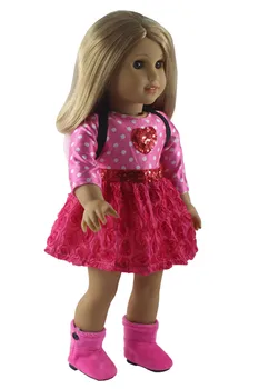 Módne Bábiky Oblečenie Nastaviť Hračky Oblečenie, Oblečenie pre 18-palcové American Doll Ležérne Oblečenie Mnoho Štýl pre Výber X115