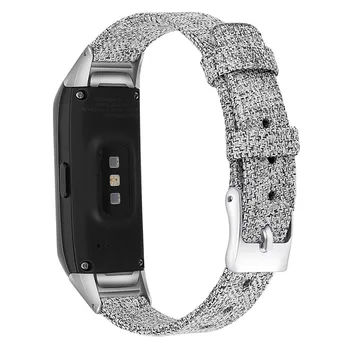 Plátno Nylon Watchband Hodinky Remienok Náhradná pre Samsung Galaxy Fit SM-R370 Príslušenstvo Hodinky