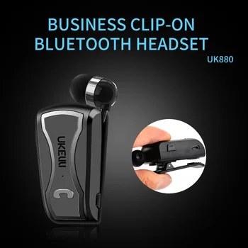FINEBLUE UK880 Bezdrôtové Bluetooth Handsfree Slúchadlá prenosnosť Slúchadlá s Mikrofónom klip Slúchadlá