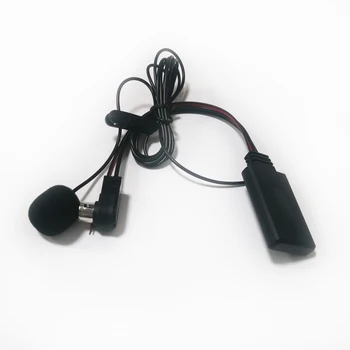 Biurlink 150 CM Handsfree Telefónny Hovor Mikrofón MIC Adaptér Štýl Auto Stereo Bluetooth, Aux Kábel pre JVC Alpine Ai-net Zásuvky