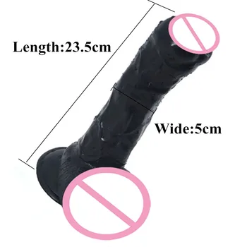 Popruh na penis čiernej Strapon dildo predkožky veľké dildo realistické dildo falošné penis s nasávacím sexuálne hračky pre ženy nastaviteľné