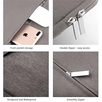 Kabelka Sleeve Case For iPad 8. Gen 10.2 A2270 A2428 A2429 A2430 Puzdro Taška Kryt Pre iPad 10.2 Prípade 2020 Vodotesné puzdro Taška