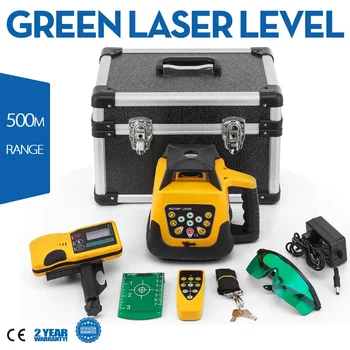 360 stupeň Verde Laser Úrovni Rotačné Zelená Nivel Laser Samostatne Vyrovnanie Vertikálne