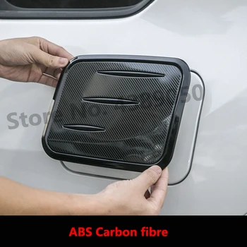 ABS Uhlíkových vlákien Pre Toyota RAV4 RAV 4 2019 2020 Príslušenstvo Auto Palivovej nádrže Kryt dekorácie Kryt Výbava Nálepky Auto Styling 1pcs