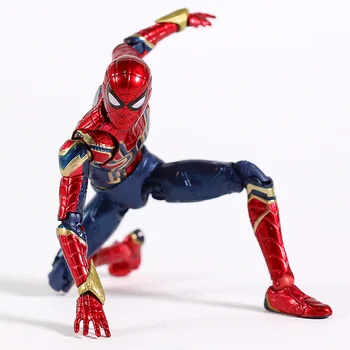 MAFEX 081 Železa Spider Spiderman Avengers Infinity War PVC Akcie Obrázok Zberateľskú Model Hračka