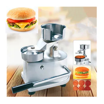 Komerčné použitie doma, manuálna hamburger patty stroj na výrobu mini burger mäso koláč tvárniacich strojov