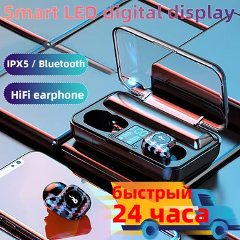 Originálne Bluetooth Slúchadlá Bezdrôtové Slúchadlá Dotykové Ovládanie LED S Mikrofónom Športové Headset S 9D HiFi 24H Rýchle Dodanie