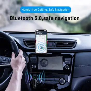 Auto Bluetooth 5.0 Bezdrôtový Adaptér 3,5 MM Audio Prijímač Hands-free Volanie Podporu Adaptér Širokú Kompatibilitu Prijímača