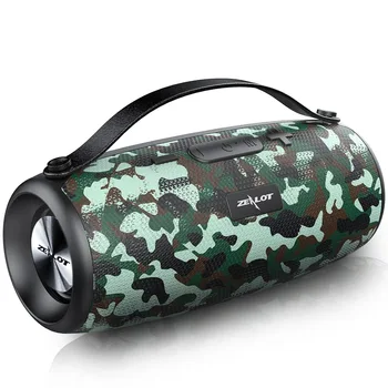 Horlivec S34 Prenosný Bluetooth Reproduktor s Fm Rádio, Bezdrôtové Vonkajšie Bass Reproduktor Boombox Subwoofer AUX, USB TF caixa de som