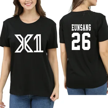 2020 Nové Kpop X1 Dropshipping X JEDNÉHO T Shirt Ženy Bavlnené Elastické Základné T-shirts Žena Bežné Krátky Rukáv Topy Ženy XXS-4XL