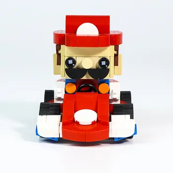 Klasická Hra Údaje Závodné Super Kart Racing Model Auta, Kreslená Postavička Nápad Deti DIY Vzdelávacie Hračky pre Deti Vianočný Darček