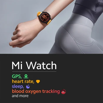 Xiao Mi Pozerať Kyslíka v Krvi, GPS, Bluetooth 5.0 Fitness Srdcového tepu 5ATM Nepremokavé Mi Smart Hodinky