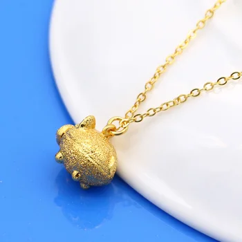 Zlaté prasa náhrdelník pre ženy, rýdzeho striebra 925 ošípaných prívesok náhrdelník, zodiac zvierat príslušenstvo