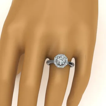 Bague Ringen Reálne S925 Mincový striebro Krúžku Vytvorili Moissanite Diamantový Prsteň Klasický Jednoduchý Návrh Krúžok Jemné Šperky Darček