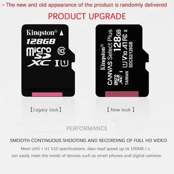 Kingston Micro SD Karty 128 gb kapacitou 256 GB Class10 Pamäťovej Karty Flash 32GB 64GB 16 G TF Karty microSDHC microSDXC karty microsd 512 gb diskom pre telefón