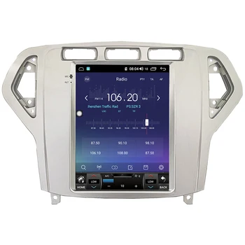 ZOYOSKII Android 10 vertikálne obrazovke Tesla Štýl auta gps multimediálne rádio navigácia prehrávač pre Ford Mondeo 2007-2010 v
