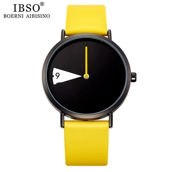 IBSO náramkové hodinky Quartz Hodinky Ženy Módne Luxusné Tvorivé Montre Femme Top Značky Hodiniek Kožené Hodiny Reloj Mujer