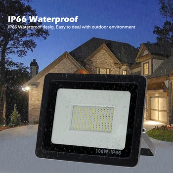 220V LED Svetlomet PIR Snímač Pohybu Reflektor LED Flood Light Nepremokavé IP66 Pozornosti Steny Vonkajšie Osvetlenie Biela Teplá Biela