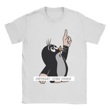 Pánske T-Shirts Mol Ukazovacie Vtipné Tričko Camisas Hombre 3D Vytlačené Krtek Málo Maulwurf Roztomilý Grafiky, T Košele Mužov Najlepší Darček