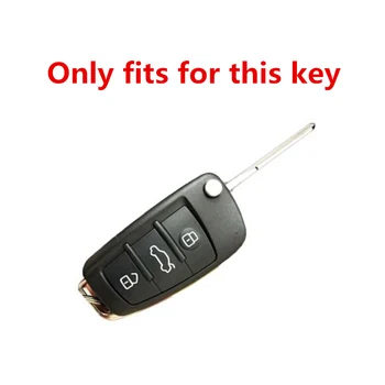 Auto Skladací Kľúč, Kryt Plný Prípade Pracky Súbor Vhodný pre Audi A1 A3 Q3 A6L Q2L Q7 S3 QA1 2018 2019 Diaľkové Ochranné Držiteľ Shell