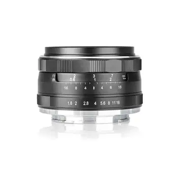Meike 25 mm F1.8 širokouhlý Manuálne ostrenie Objektívu APS-C pre Canon pre Sony Mirrorless Fotoaparátu Lennings N1Mount FX Mount Mount M43