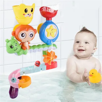 Dieťa Cartoon Opice Klasické Sprchovým Kútom, Hračky Zvierat Hviezdice Posypeme Hračky Kúpeľňa Plávanie Kúpanie Sprcha Vzdelávacie Kid Hračky