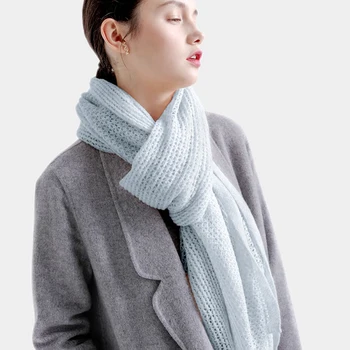 Autor vlna šatku ženy pletené scarfs pre dámske šatky ženy 2019 luxusné bufandas invierno mujer móda