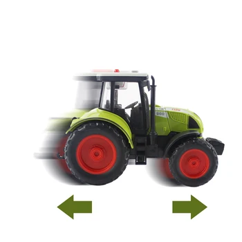 Diecast Hračka Vozidla Poľnohospodár Traktora Simulácia 1:16 Vytiahnuť Späť So Svetlami&Hudba Dopravu Nákladných Vozidiel Model Dar, Hračky Pre Deti,