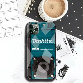 Cool Nástrojov Makita Telefón Prípade Tvrdeného Skla Pre iPhone 12 pro max mini 11 Pro XR XS MAX 8 X 7 6 6 Plus SE 2020 prípade