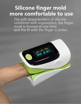 Inteligentný alarm Domácich Digitálnych Prsta pulzný Oximeter Kyslíka v Krvi, Sýtosť Meter Prst SPO2 PR Monitor zdravotnej Starostlivosti