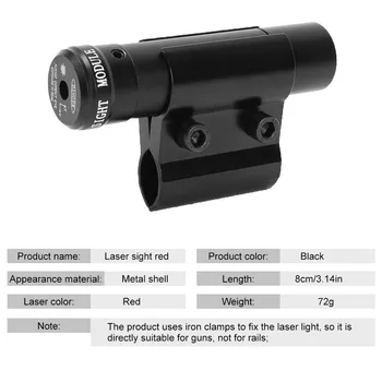 Taktické Red Dot Laserový Zameriavač Rozsah Nastaviteľné Ukazovateľ Riflescopes S Mount pre Pištoľ, Puška Airsoft Zbraň Lov Optika