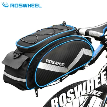 Roswheel Cyklistické tašky na sedlo taška Multifunkčné 13L Bicykli Chvost Zadné Vrecko na Bicykli Bicicleta Kôš, Stojan, Kufor, Taška na Rameno, Kabelka