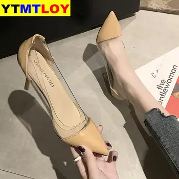 Fetish Luxusné Dizajnér Žena Extrémne Tkaných Super Vysoké Podpätky Sandále Ženy Platformu Sexy Topánky Dámske Nahé Jasné, Čerpadlá