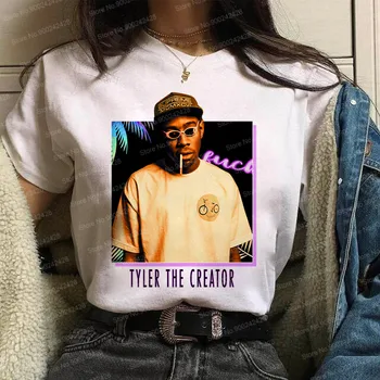 Tyler, The Creator t shirt ženy Golf Wang T-shirt Hlasovať Igor módne Topy Uložiť včely Tee Bežné Hip Hop grafické kórejské oblečenie