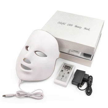 7 Farby Svetla Led Pleťová Maska Kórejský Fotón Led Terapia Masku Na Tvár Stroj Mieste Akné Odstránenie Terapia Beauty Starostlivosť O Pleť Nástroj