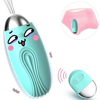 Sexuálne Hračky pre Ženy Bezdrôtové Diaľkové Ovládanie 10 Rýchlosti Vibračné Vajíčka Stimulátor Klitorisu Vaginálne Masážne Loptu G - bod Vibrátory