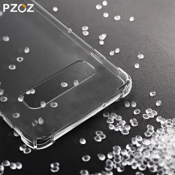 PZOZ puzdro Pre Samsung Galaxy s rezacím zariadením S10 S8 S9 Plus S10e Note8 9 10+ A80 A90 Mäkké Silikónové Luxusné puzdro Pre Samsung Ochrana Telefónu Prípade