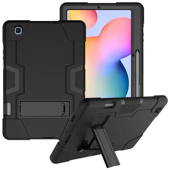 Puzdro pre Samsung Galaxy Tab S6 Lite 10.4 2020 P610 P615 SM-P610 Deti Kryt Ťažkých Shockproof Hybrid Stojan Tabletu Funda