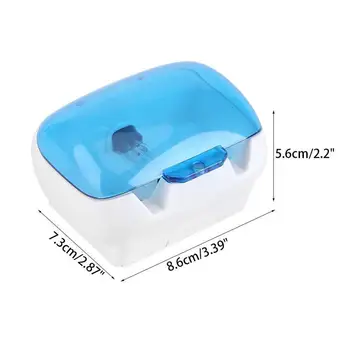 Zubná kefka Sterilizátor Pre 2 Zuby Kefy UV Dezinfekcia Box na Stenu Držiak na zubné Kefky